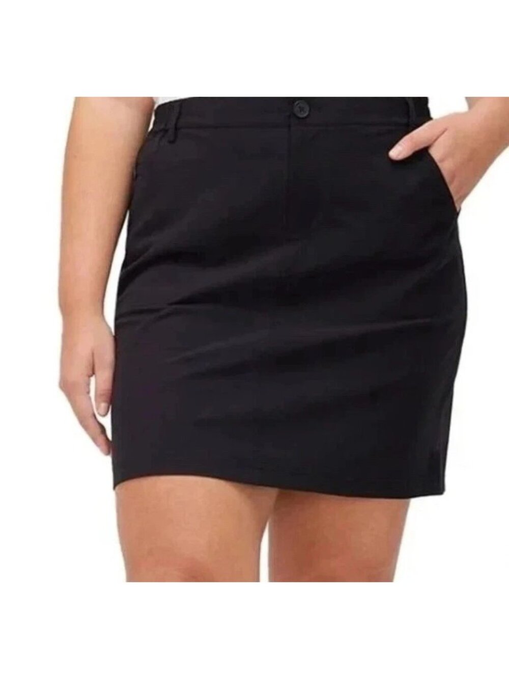 NWT Tilley Women's L Black Trek Skorts Lightweight & Stretchy